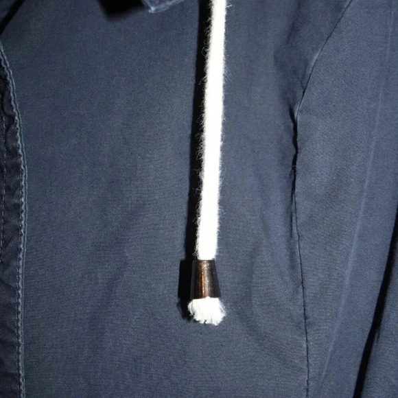 J. Crew Button Front Jacket Navy Blue Size 10 VINTAGE Women's - Picture 10 of 16